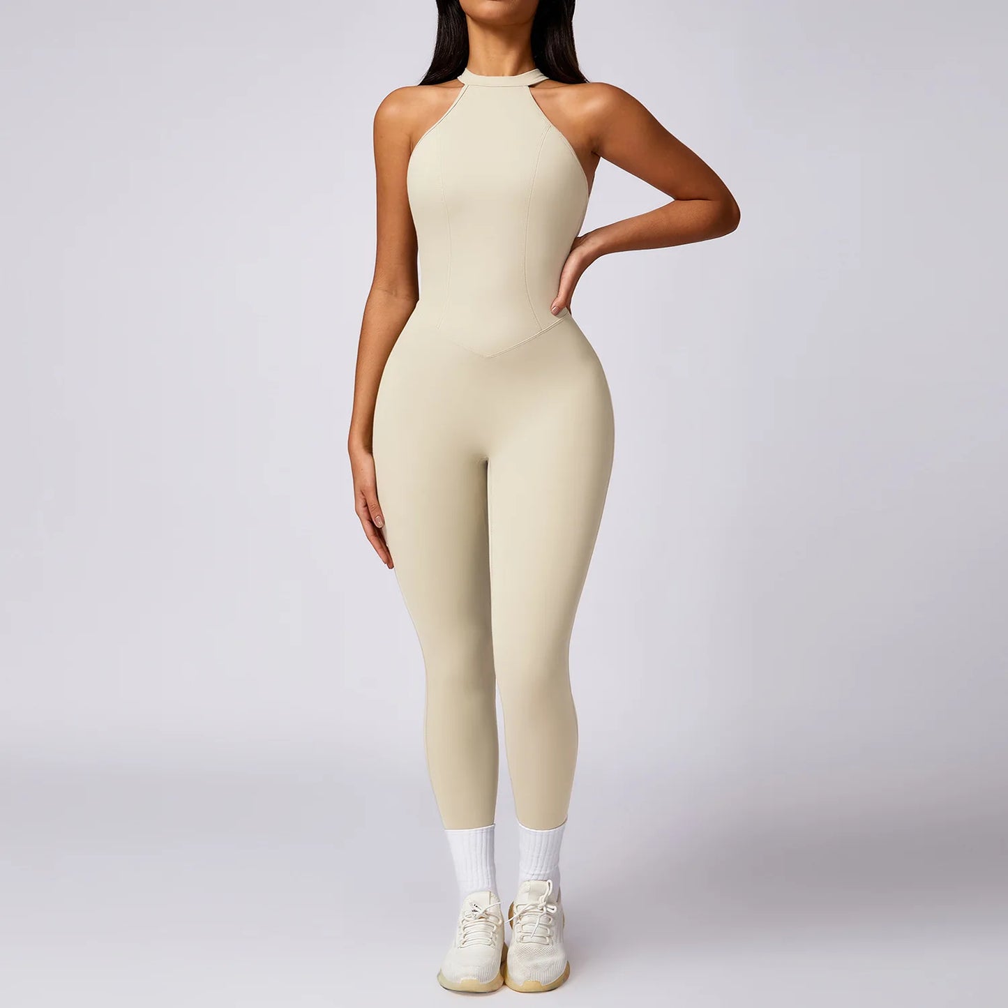 Gym Jumpsuit Women Set Training Yoga Suit Sportswear Sports Jumpsuit Fitness Rompers Workout Clothes Sexy Scrunch Butt Bodysuits