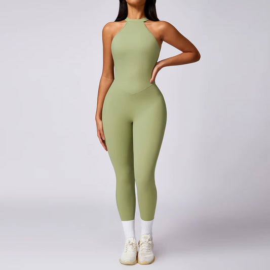 Gym Jumpsuit Women Set Training Yoga Suit Sportswear Sports Jumpsuit Fitness Rompers Workout Clothes Sexy Scrunch Butt Bodysuits