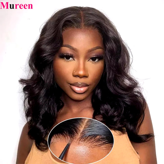 250% Density Body Wave Wear and Go Glueless Bob Wig for Women Ready to Wear Human Hair Wigs 4X4 Lace Closure Wig Human Hair