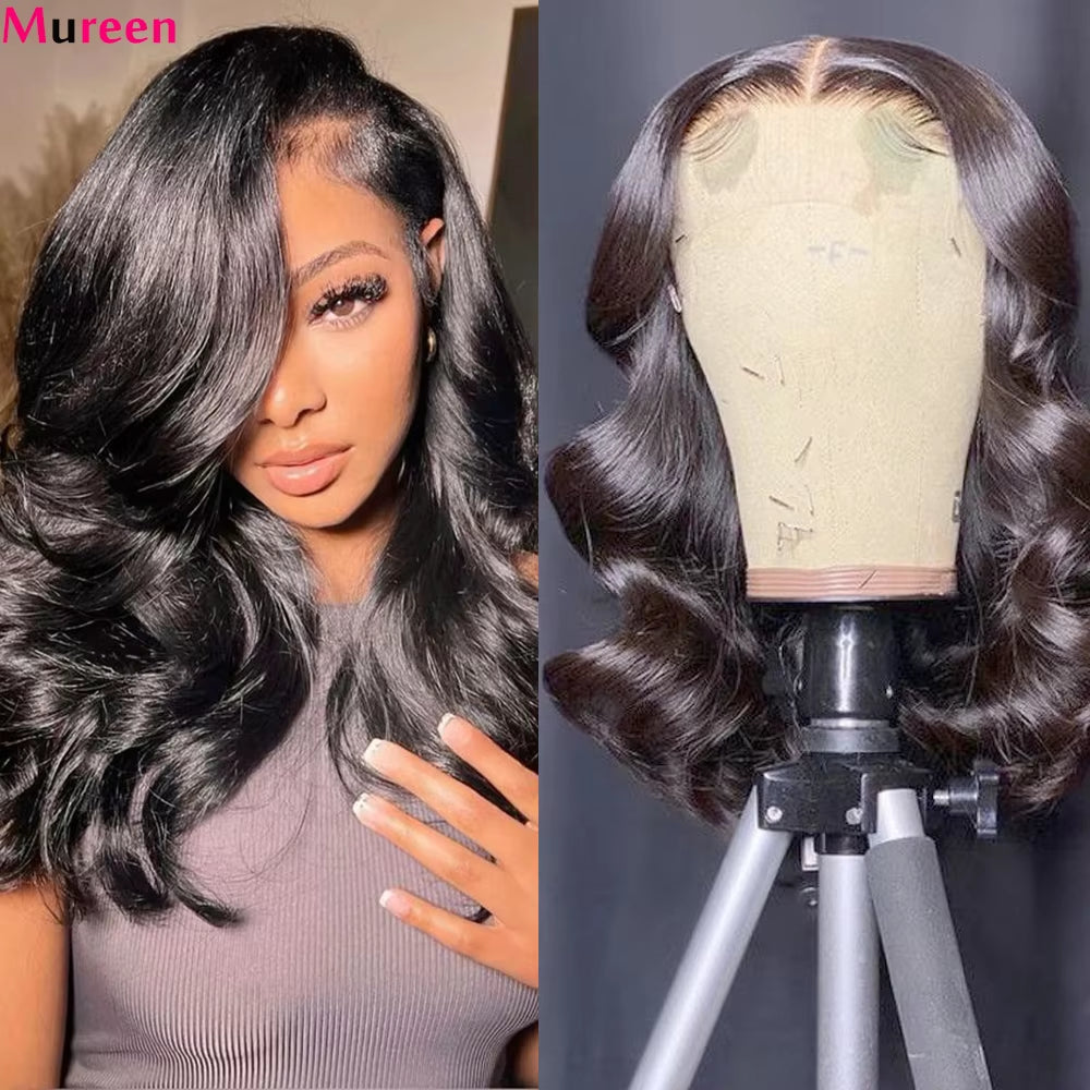 250% Density Body Wave Wear and Go Glueless Bob Wig for Women Ready to Wear Human Hair Wigs 4X4 Lace Closure Wig Human Hair